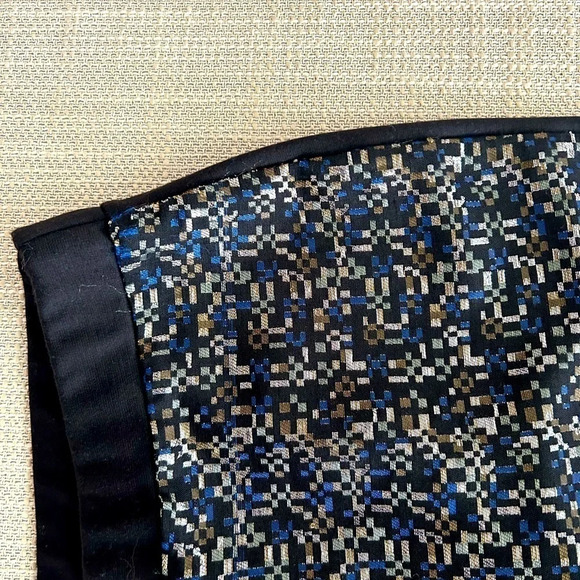 Badgley Mischka chromatic and  cotton cigarette pants size S - Picture 2 of 6